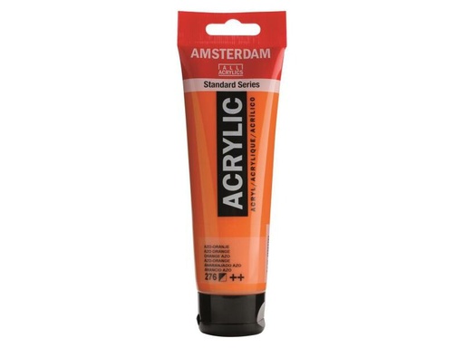 [90135393 995904] Amsterdam Acrylfarbe Standard 276 Azoorange halbdeckend, 120 ml