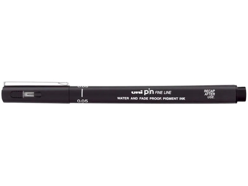 [90135416 779968] Uni Fineliner PIN 0.05 mm, Schwarz