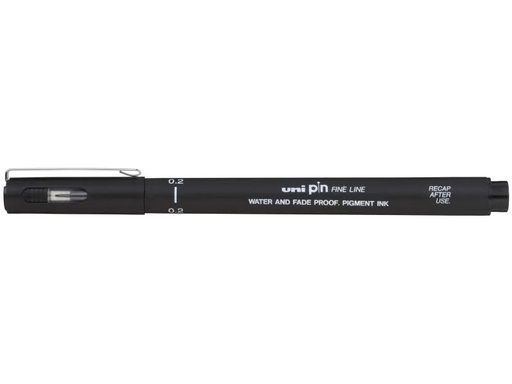 [90135499 779970] Uni Fineliner PIN 0.2 mm, Schwarz