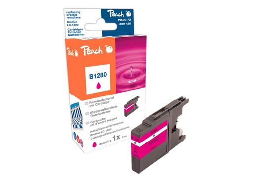[90135580 269904] Peach Tinte Brother LC-1280M Magenta