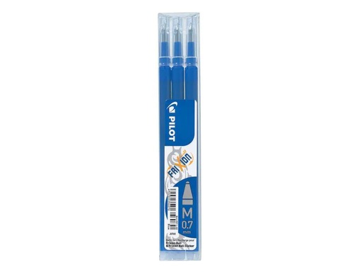 [90135633 221109] Pilot Patrone Frixion Refill 3 Stück, Blau, 0.7 mm