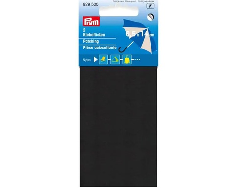 [90135880 1088123] Prym Flickstoff 6.5 x 14 cm Nylon, Schwarz