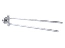 tesa Handtuchhalter Smooz zweiarmig, 40 cm, Chrom