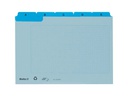 Biella Karteikarten A7, A-Z, 25-teilig, Blau