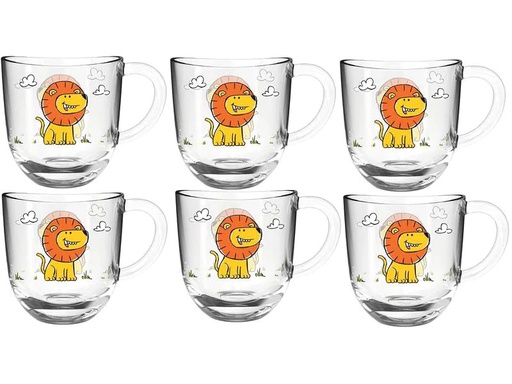 [90135992 1189200] Leonardo Kindertasse Bambini Löwe, 6-teilig