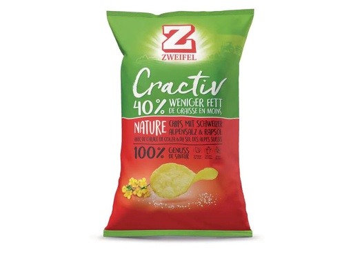 [90136205 723654] Zweifel Chips Cractiv Nature 160 g