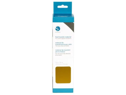 [90136279 334105] Silhouette Aufbügelfolie 22.9 cm x 91.4 cm Gold, glatt