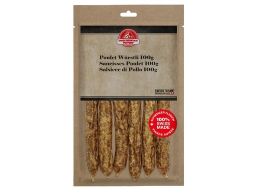 [90013628 1135706] Swiss Mountain Petfood Kauartikel Rinderwürstli, 100 g