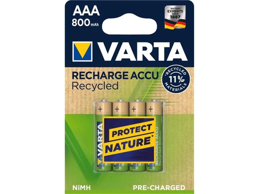 [90136522 769694] Varta Akku Rechage Accu Recycled AAA 800 mAh 800 mAh