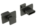 Delock Blindstecker USB-C 10 Stück Schwarz grossem Griff