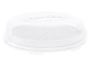 Rotho Tortenbutler Fresh flach, Weiss