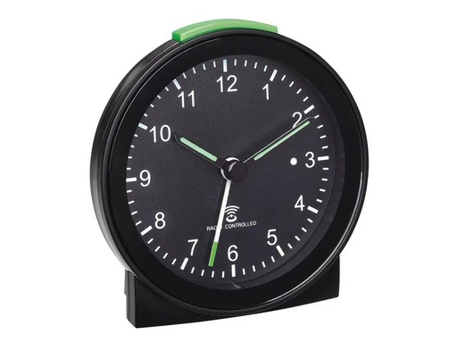 [90136744 1093707] TFA Dostmann Funkwecker Schwarz