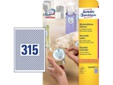 Avery Zweckform Runde Etiketten L6019REV Ø 10 mm