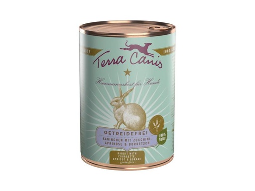 [90001344 545309] Terra Canis Nassfutter Menü getreidefrei mit Kaninchen, 400 g