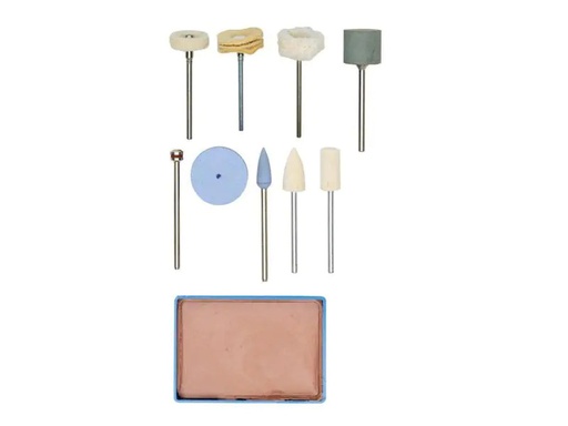 [90136785 141836] Proxxon Zubehörset Polier-Komplett Set 10 Teile