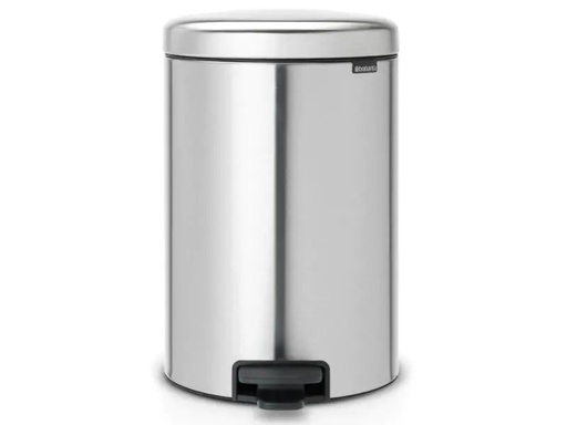 [90136790 518635] Brabantia Treteimer NewIcon 20 l, Matt Steel