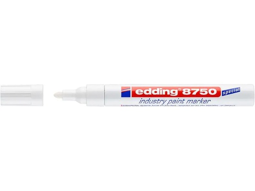 [90136829 1073059] edding Lackmarker Industrie 8750 Weiss, 1 Stück