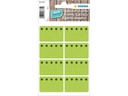 Herma Stickers Tiefkühletiketten Eiskristalle 26 x 40 mm, Grün