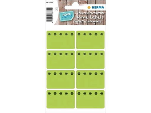 [90136865 1058945] Herma Stickers Tiefkühletiketten Eiskristalle 26 x 40 mm, Grün