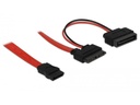Delock Slim-SATA-Kabel rot, 50 cm