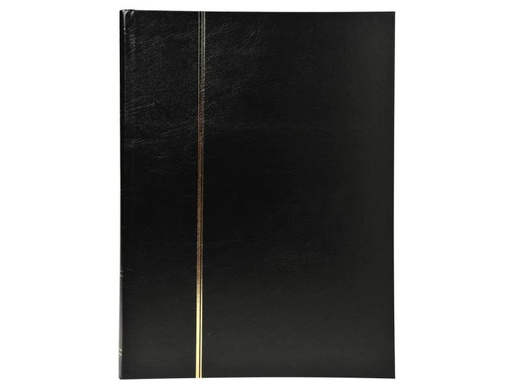 [90136961 914559] Exacompta Sammelalbum Briefmarken, 22.5 x 30.5 cm, 48 Seiten, Schwarz