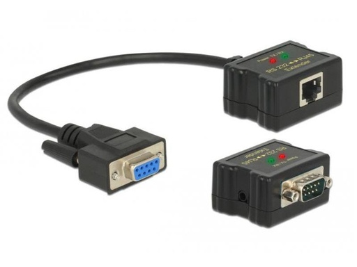 [90137053 823391] Delock Range-Extender COM/RS232 über RJ45 + ESD Schutz