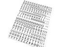 supermagnete Haftmagnet Buchstaben A4, 120 Zeichen