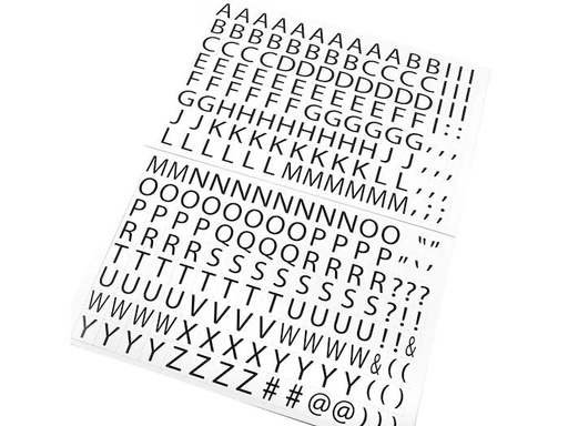 [90001347 1192788] supermagnete Haftmagnet Buchstaben A4, 120 Zeichen