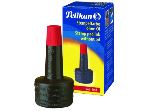 [90137143 301708] Pelikan Stempelfarbe 28 ml Rot