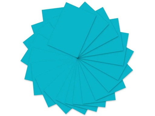 [90013698 1107494] URSUS Tonzeichenpapier A4, 130 g/m², 100 Blatt, Azurblau