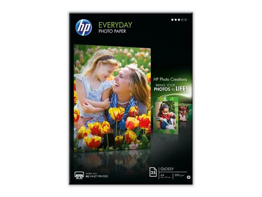 [90137260 142920] HP Fotopapier A4 200 g/m² 25 Stück