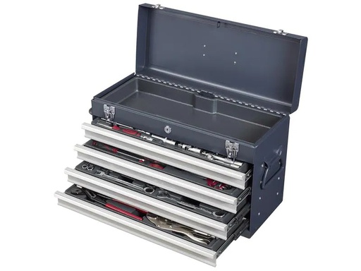 [90137371 1081653] Kraftwerk Werkzeugkiste Basic 1/4+1/2 100-teilig