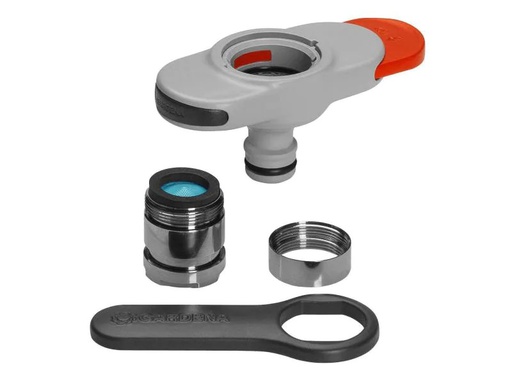 [90137408 1010537] Gardena Hahnverbinder M 24/M 22 für Indoor-Wasserhähne