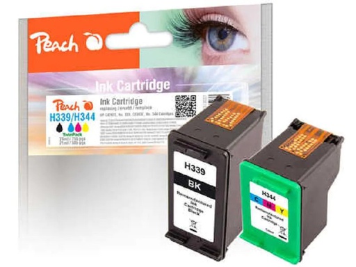 [90137424 1142625] Peach Tinte HP No 339 / No 344 BK, Color
