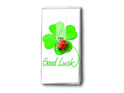 [90137735 541347] Paper + Design Taschentücher Good luck 1 Stück