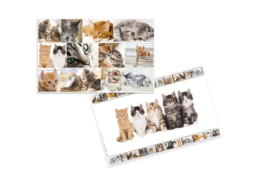 [90137930 1058951] HERMA Schreibunterlage Katzen 55 x 35 cm