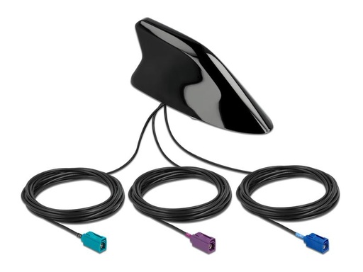 [90013773 1205615] Delock LTE/WLAN/GPS-Antenne Shark Fin FAKRA C/D/Z 3.5 dBi