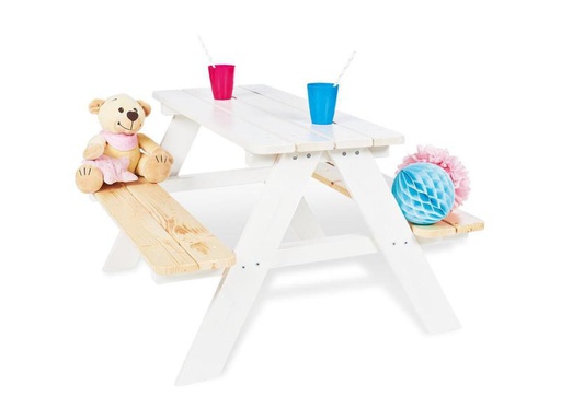 [90138025 911499] Pinolino Kindersitzgarnitur Nicki für 4 Weiss