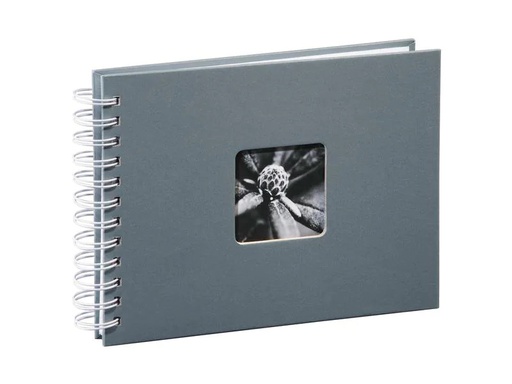 [90138363 1163425] Hama Fotoalbum Fine Art 24 x 17 cm Grau, 50 weisse Seiten