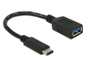 Delock USB 3.1-Adapterkabel  USB A - USB C 0.15 m