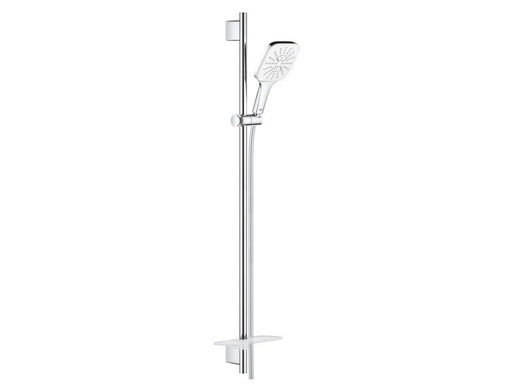 [90013844 1137615] GROHE Duschbrausen-Set Smartactive 130 Cube EcoJoy Moon White