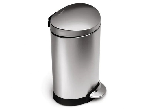[90138723 885147] Simplehuman Treteimer CW1834CB 6 Liter, Silber, fingerprint-proof