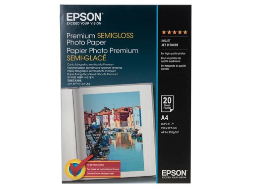 [90138757 117382] Epson Fotopapier A4 251 g/m² 20 Stück