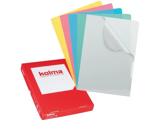 [90138923 830788] Kolma Sichthülle Visa Dossier A4 Lisse SuperStrong Sortiert