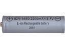 Star Trading Batterie 18650 3.7 V 2200 mAh LI-ION