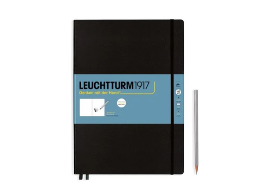 [90139108 1211338] Leuchtturm Malbuch Master A4 +, Schwarz