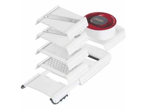 [90139218 1021555] Zyliss Mandoline 4 in 1 Rot/Weiss