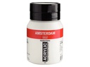Amsterdam Acrylfarbe Standard 105 Titanweiss deckend, 500 ml