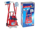 Klein-Toys Reinigungs-Spielzeug Vileda Besenwagen