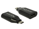 Delock Adapter USB-C m - HDMI f, 4K, 60Hz Schwarz